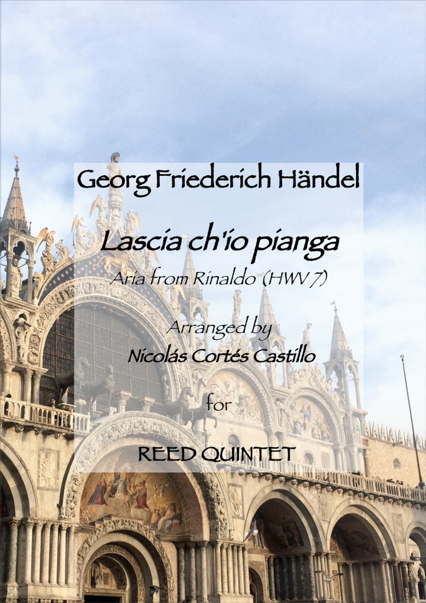 Lascia ch'io pianga for Reed Quintet image number null