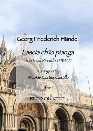 Book cover for Lascia ch'io pianga for Reed Quintet