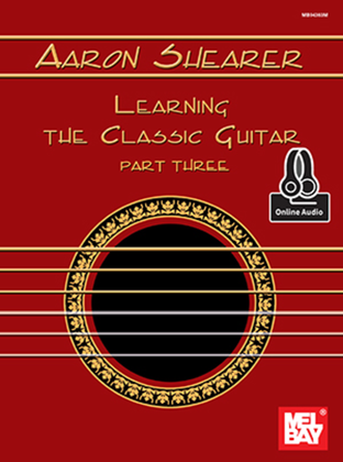 Book cover for Aaron Shearer Learning the Classic Guitar Part 3