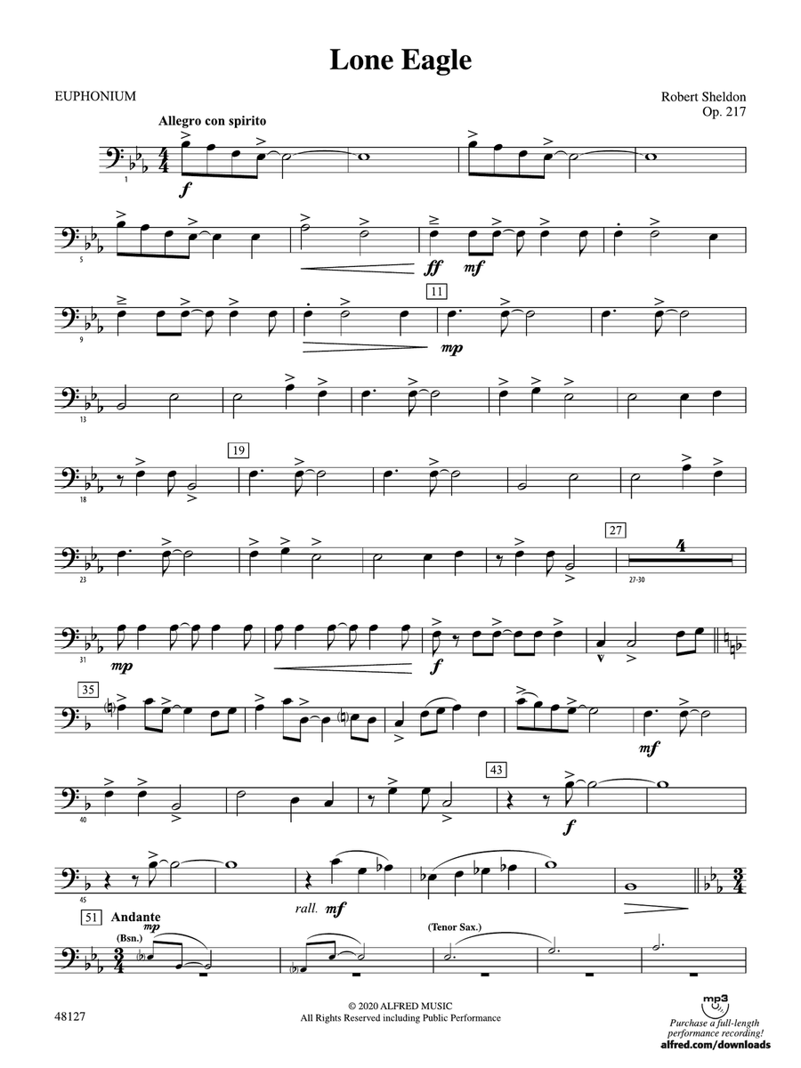 Lone Eagle: Baritone B.C.