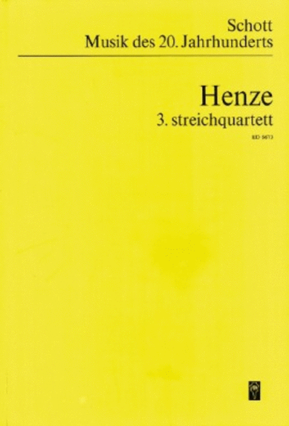 String Quartet No. 3 (1976)