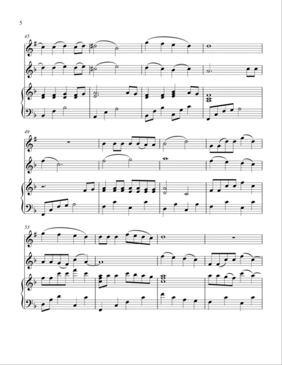 Do You Hear What I Hear Clarinet scores gallery preview page 6