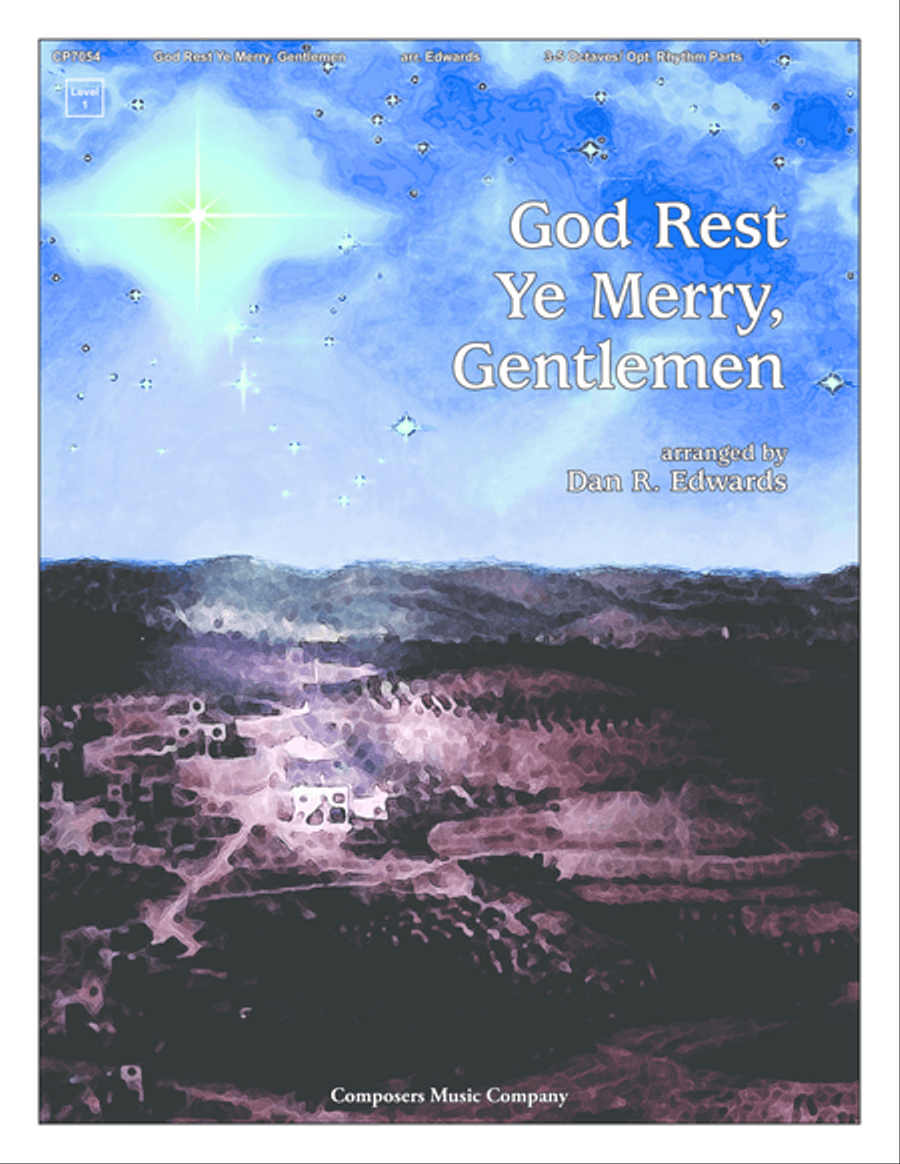 God Rest Ye Merry Gentlemen 5-Octaves scores gallery preview page 1