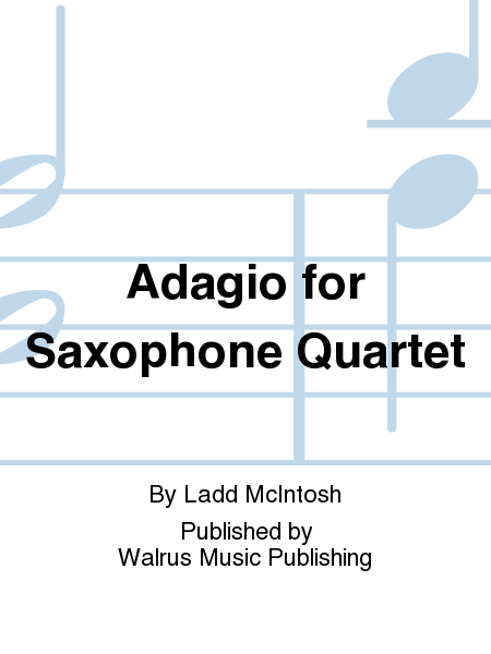 Adigo For Saxophone Quartet