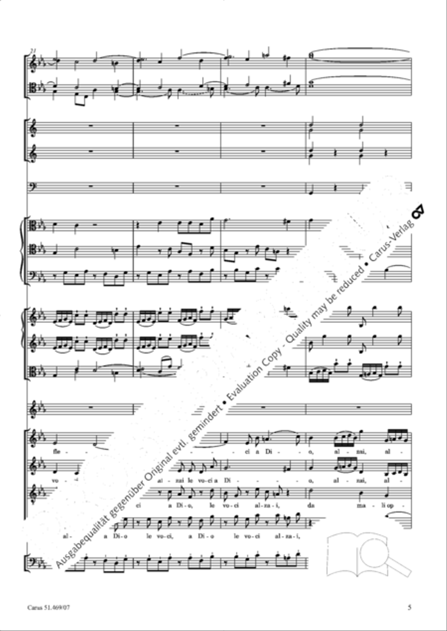 Davide penitente 4-Part scores gallery preview page 18