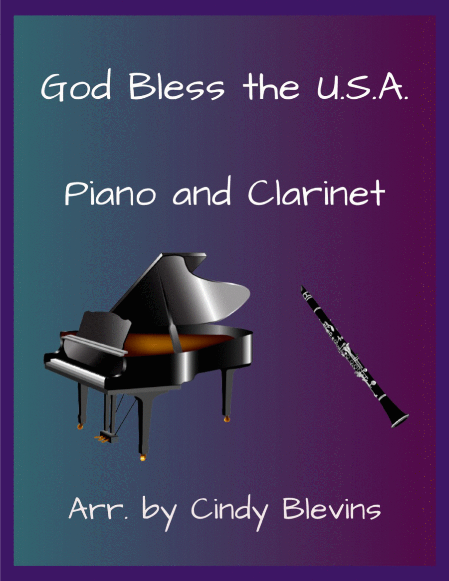God Bless The U.S.A. B-Flat Clarinet scores gallery preview page 1