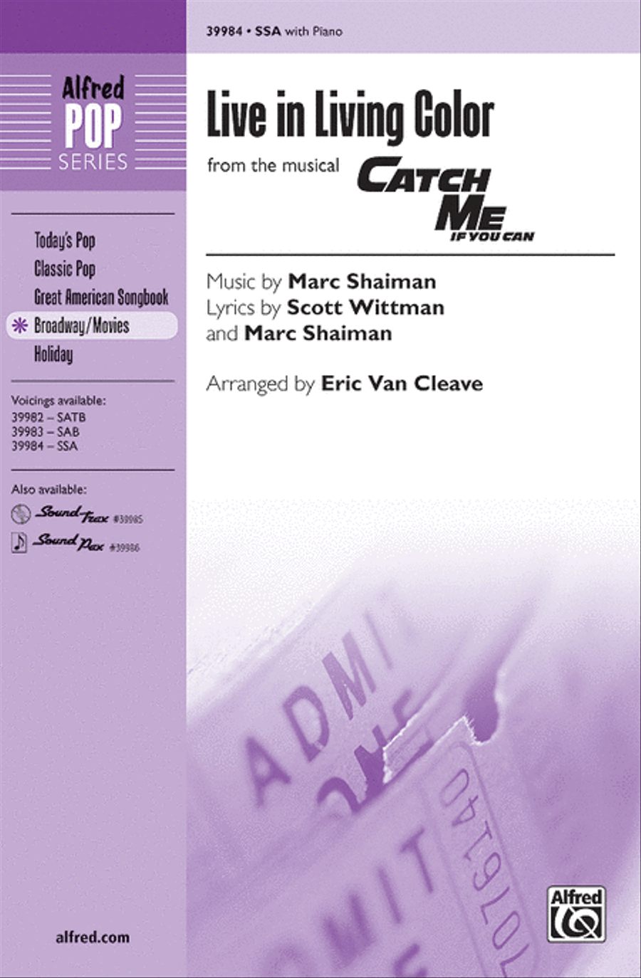Live in Living Color Women's Choir scores gallery preview page 1