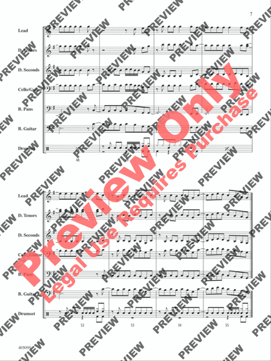 Any Way You Want It Any Way You Want It Steel Drum Band scores gallery preview page 16