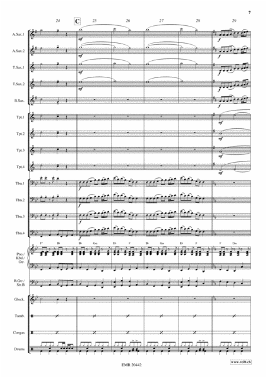 Irish Favorites Big Band scores gallery preview page 8