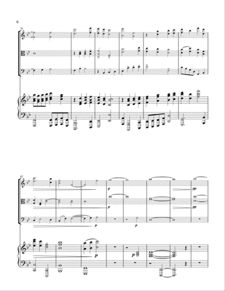 Lost in the Mist Lost in the Mist Piano Quartet scores gallery preview page 6