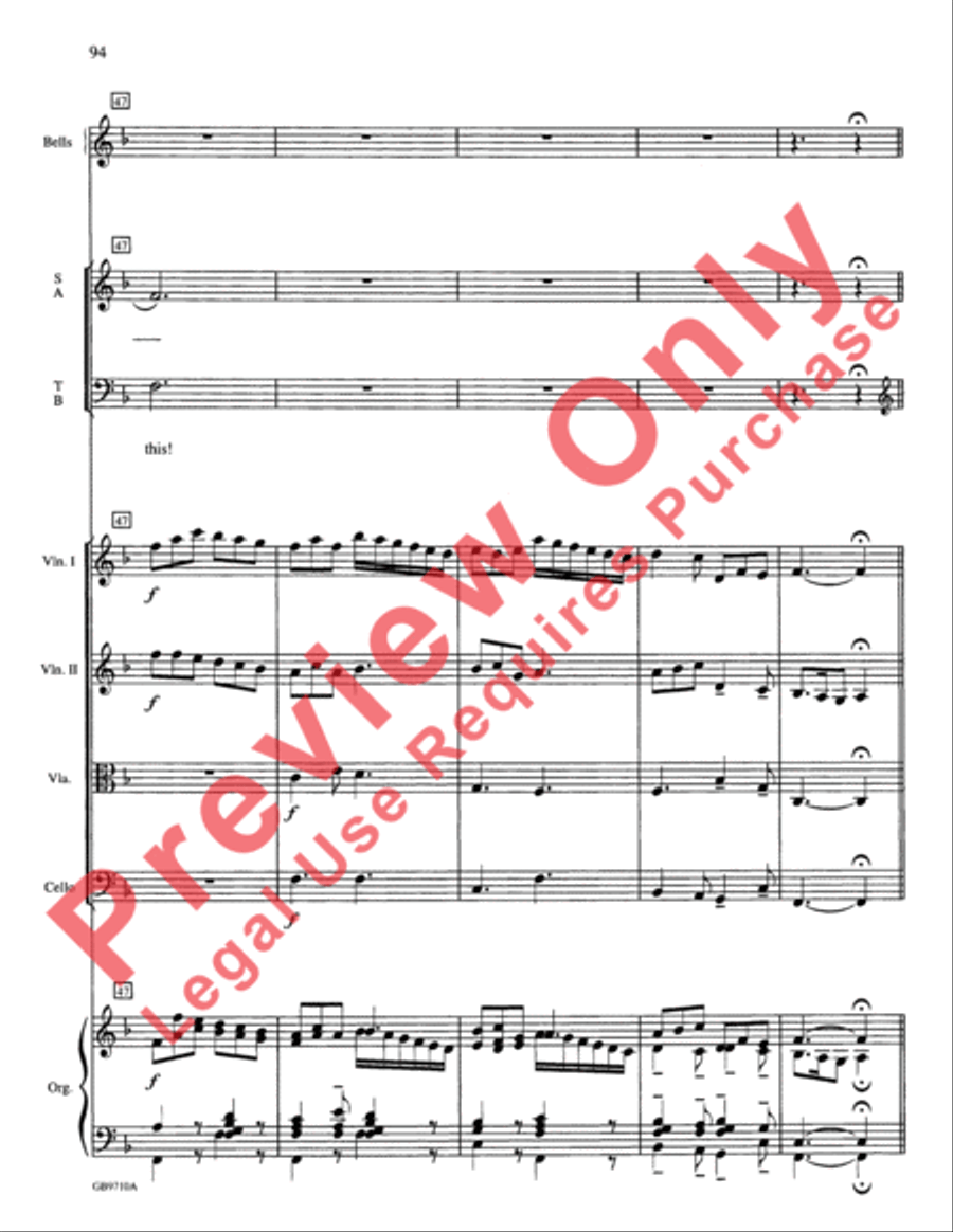 A Festival of Lessons and Carols Choir scores gallery preview page 95