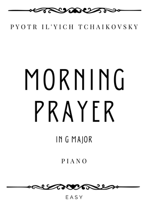 Tchaikovsky - Morning Prayer in G Major - Easy