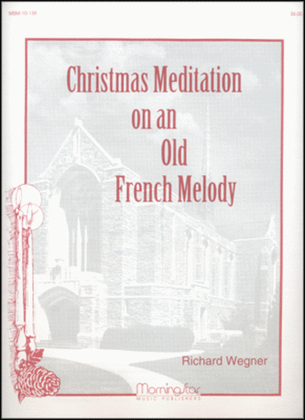 Book cover for Christmas Meditation on an Old French Melody