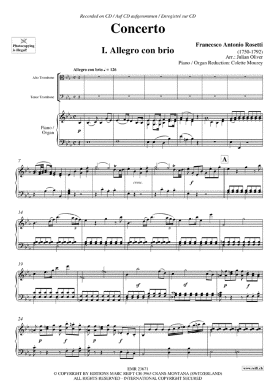 Concerto Trombone Duet scores gallery preview page 3