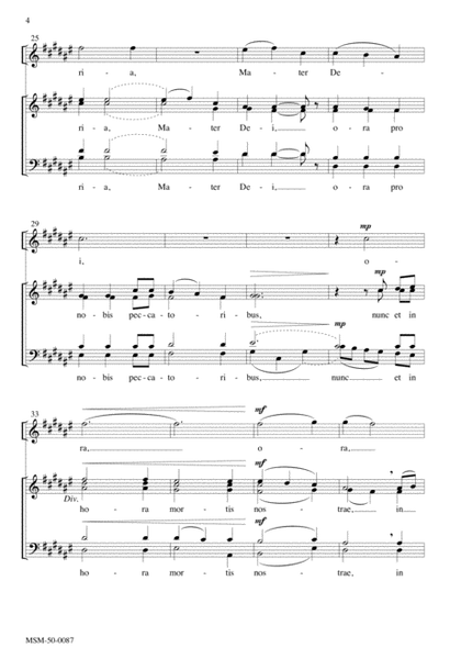 Ave Maria (Downloadable) by Michael John Trotta Choir - Digital Sheet Music