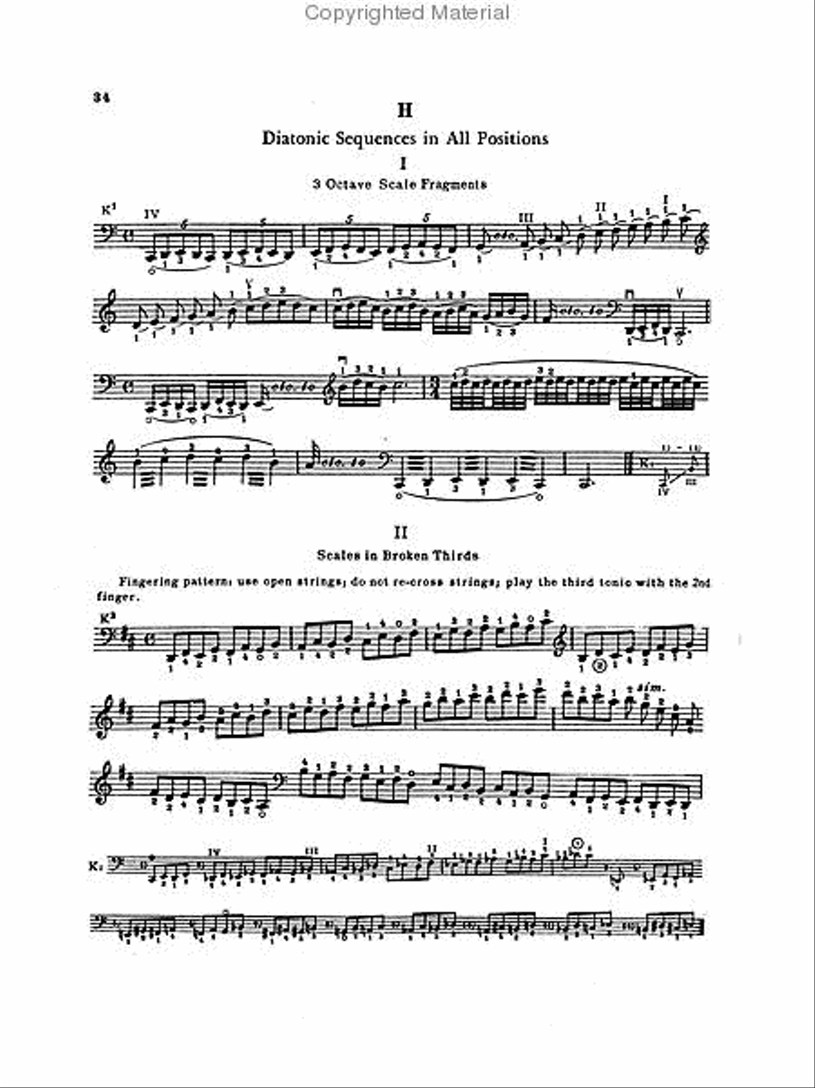 Cello Exercises: A Comprehensive Survery of Essential Cello Technique Cello scores gallery preview page 3