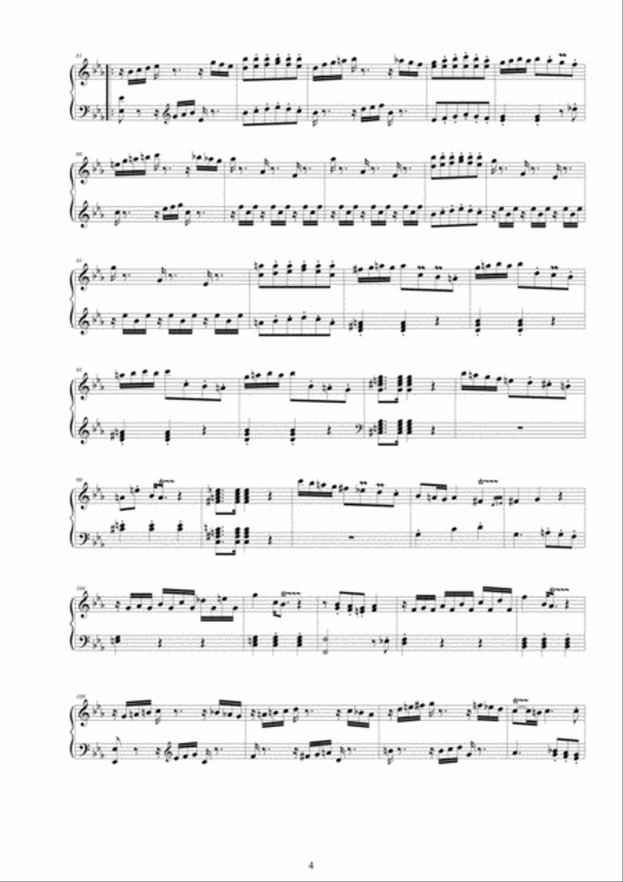 Platti - Harpsichord (or Piano) Sonata No.5 in C minor Op.4 CSPla14 Harpsichord scores gallery preview page 4