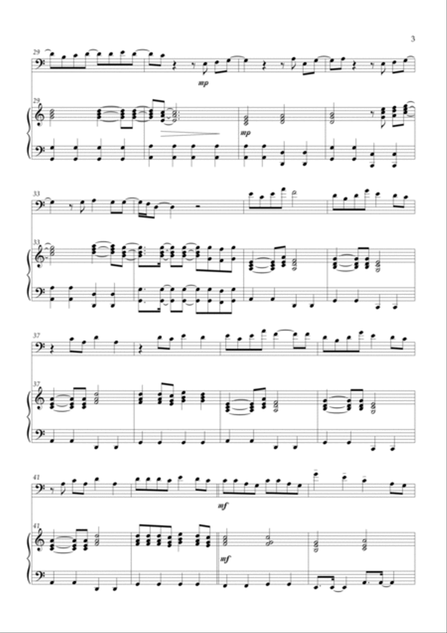 Barbie Girl Piano scores gallery preview page 3
