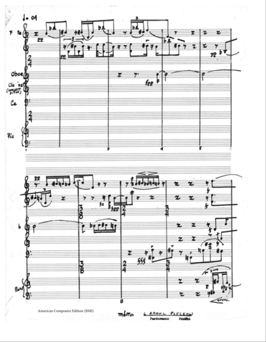 [Pleskow] Sextet Small Ensemble scores gallery preview page 4