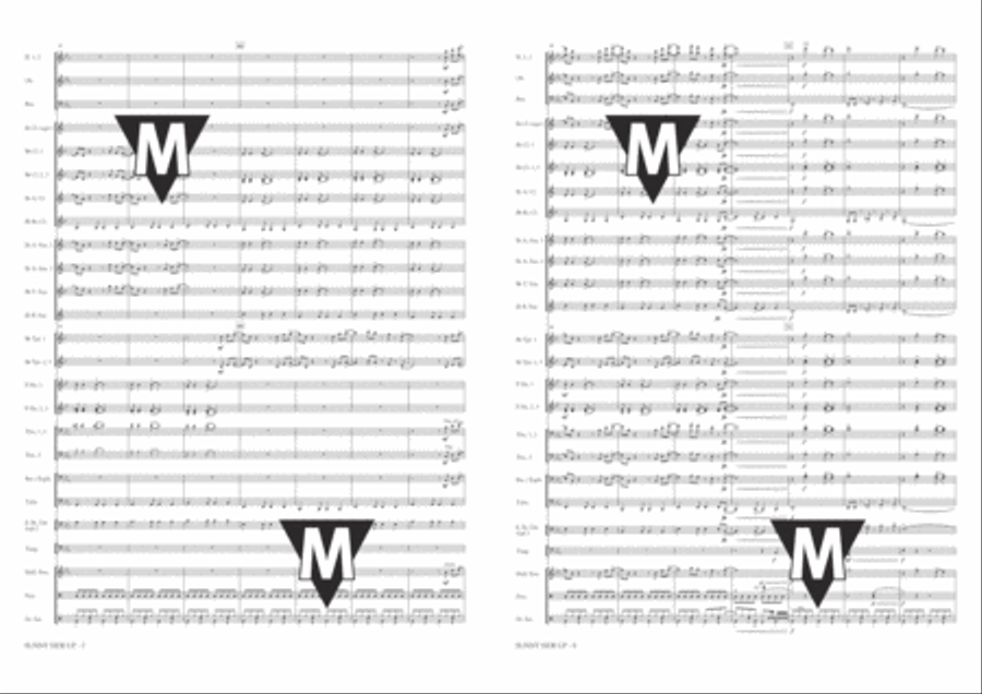 Sunny Side Up Concert Band scores gallery preview page 5