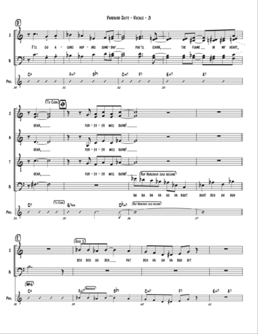 Yardbird Suite Divisi scores gallery preview page 6