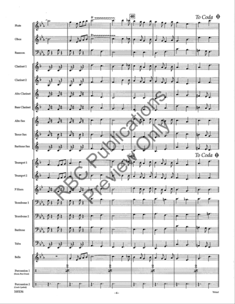 Victor (Score) Concert Band scores gallery preview page 9