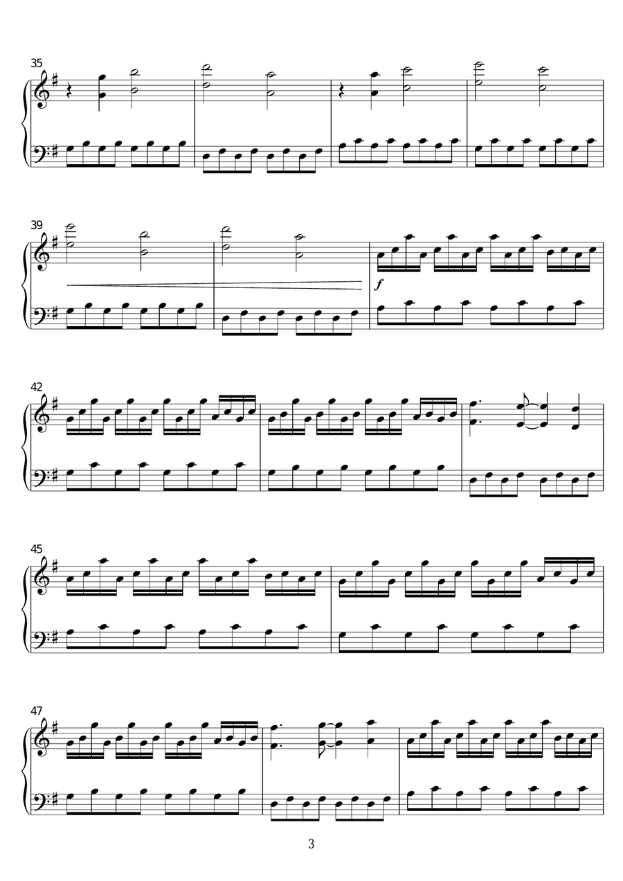 Imagining Piano Solo scores gallery preview page 3