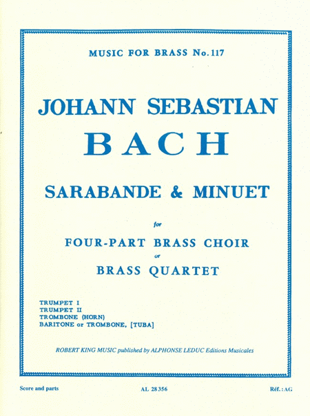Sarabande Et Menuet (quartet-brass)