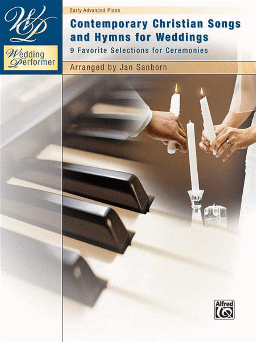 Wedding Performer -- Contemporary Christian Songs and Hymns for Weddings Piano Solo scores gallery preview page 1