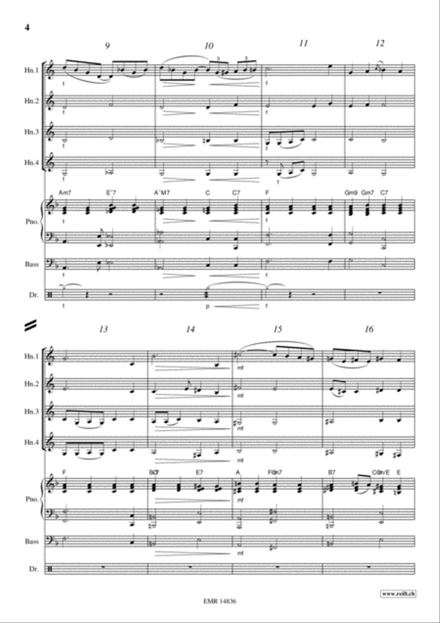 Bess, You Is My Woman Now Horn scores gallery preview page 4