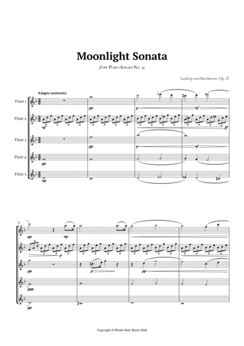 Moonlight Sonata by Beethoven for Flute Quintet image number null