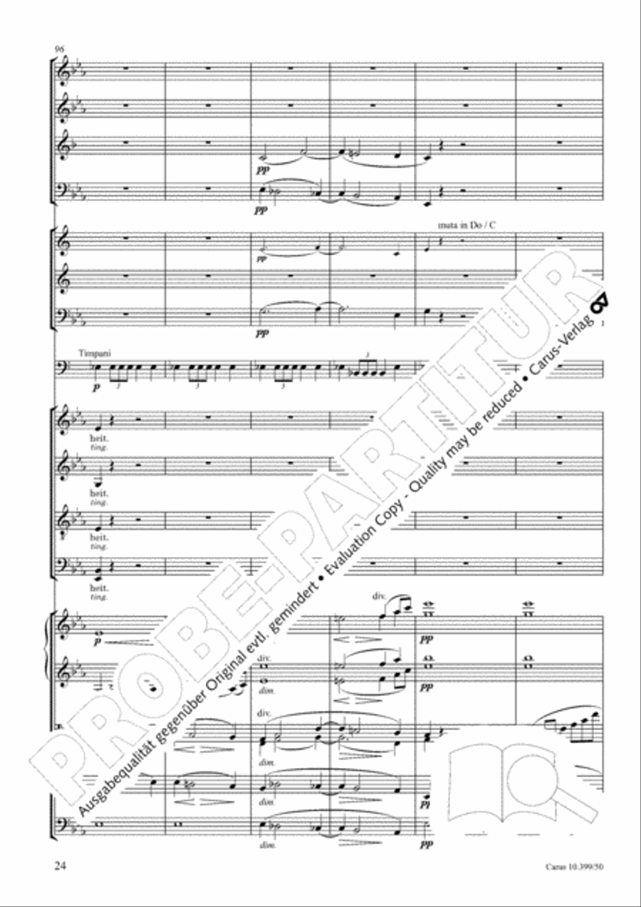 Schicksalslied, Op. 54 Choir scores gallery preview page 25
