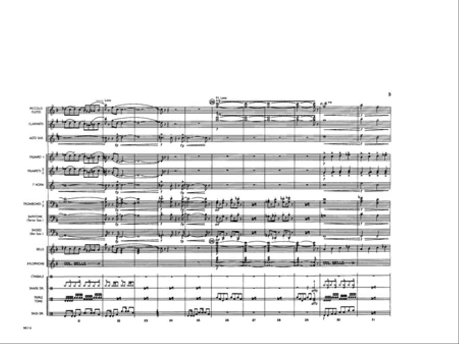 Fire Dance Fire Dance Marching Band scores gallery preview page 4