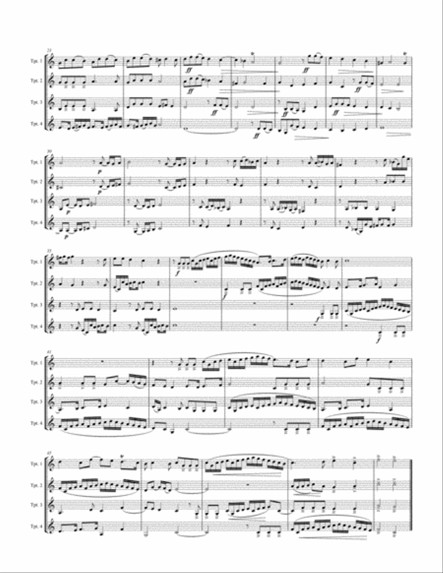 Canzona per Sonare No. 2 Trumpet scores gallery preview page 3