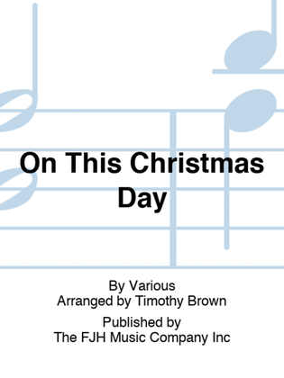 Book cover for On This Christmas Day