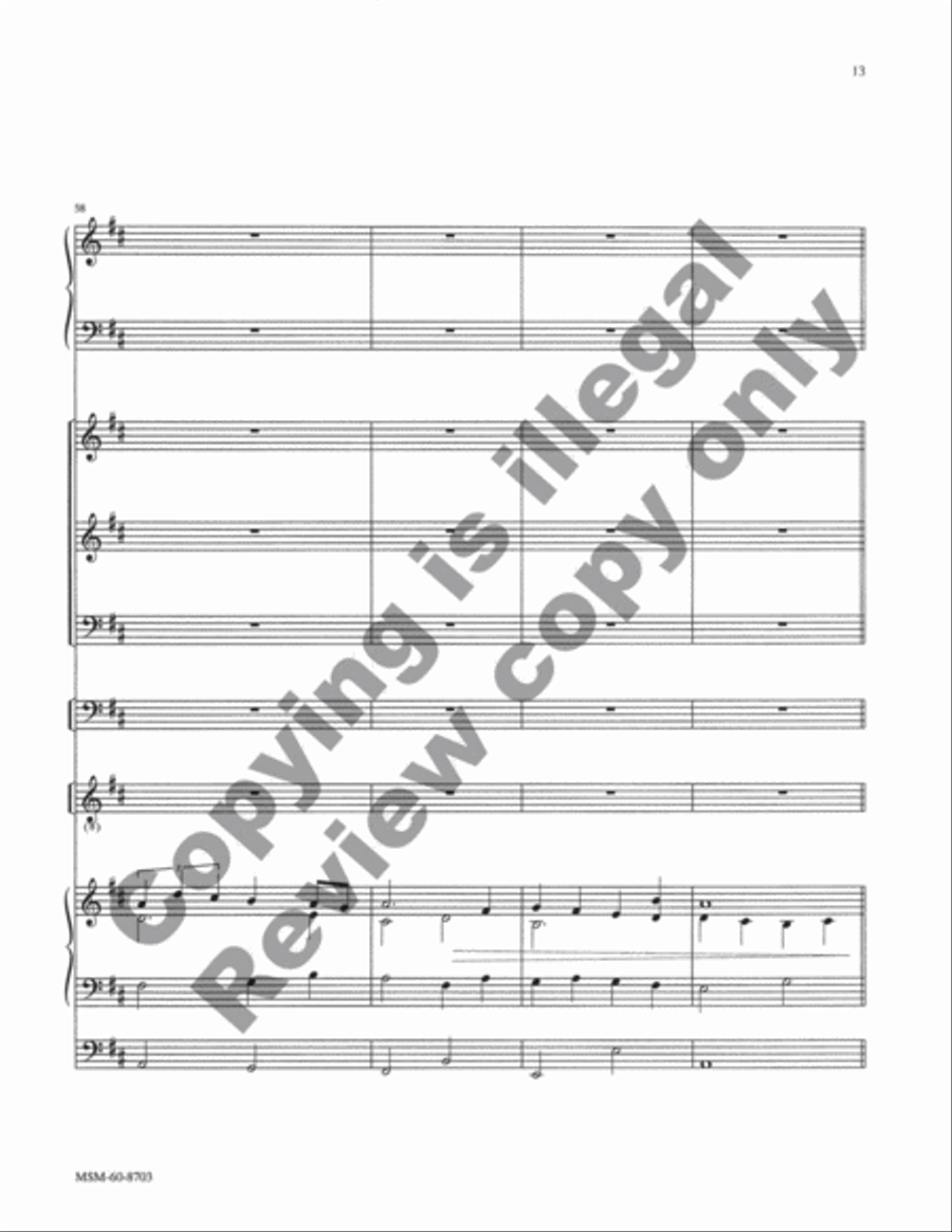 This Is a Time for Banners and Bells (Full Score) Choir scores gallery preview page 14
