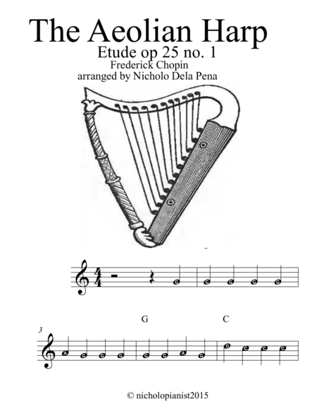 The Aeolian Harp Etude op 25 no. 1 image number null