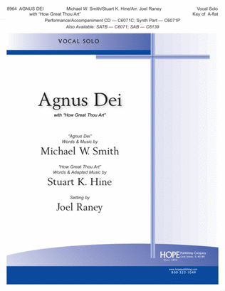 Book cover for Agnus Dei with How Great Thou Art