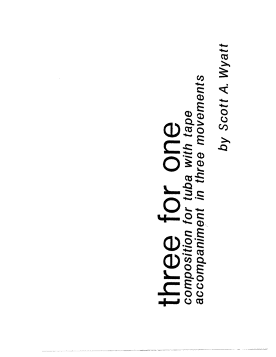 Three for One Tuba scores gallery preview page 2