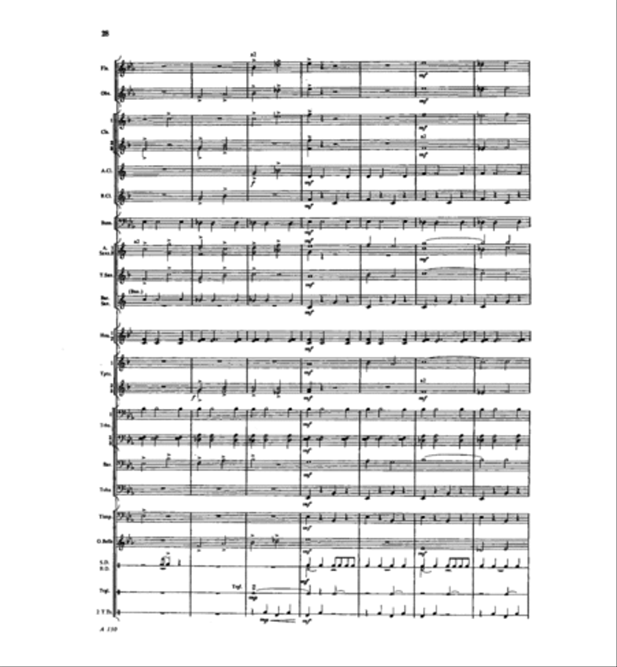 Ritual and Capriccio Concert Band scores gallery preview page 28