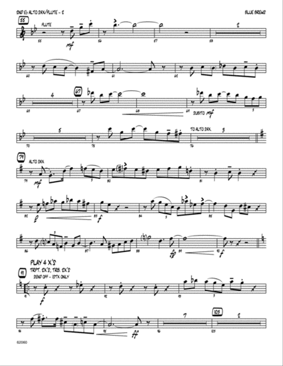 Blue Brews - Alto Sax 2