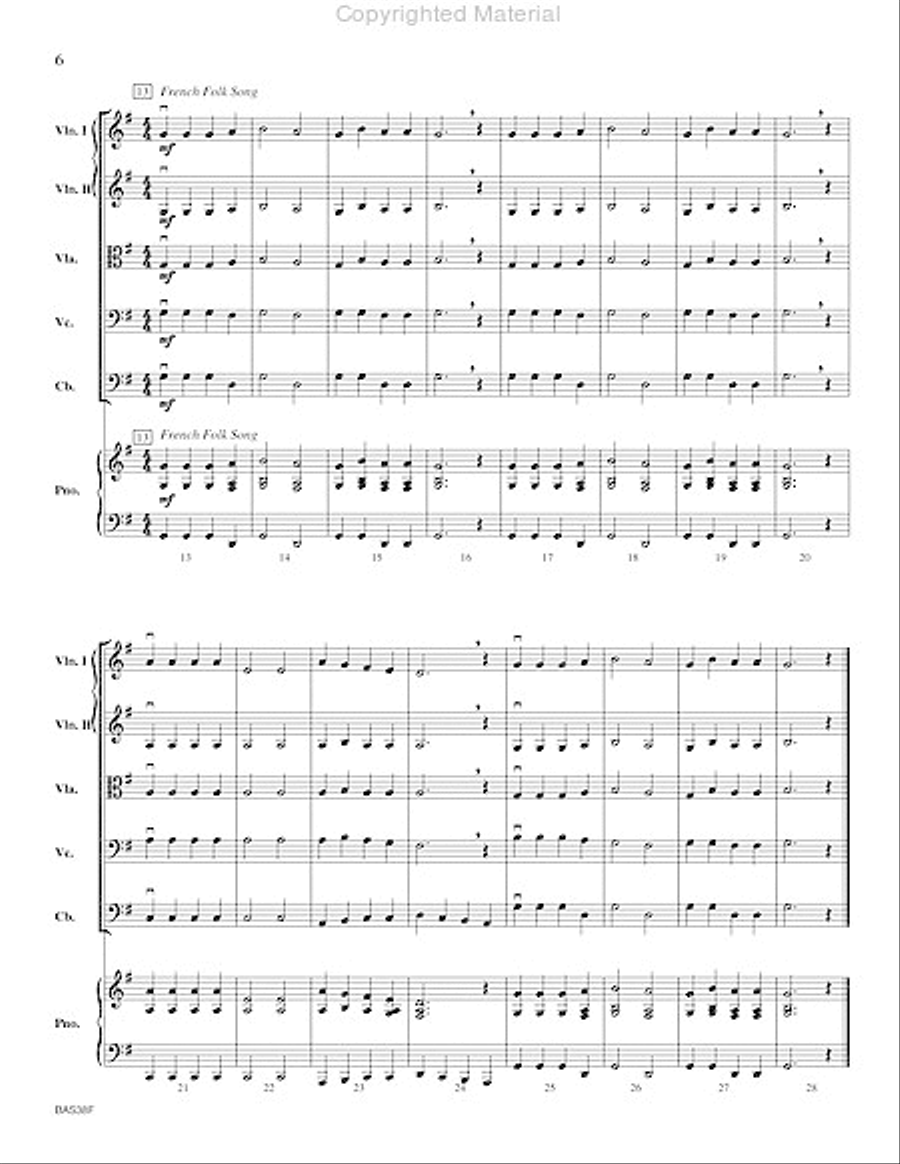 Aunt Rhodie's Appetite String Orchestra scores gallery preview page 7