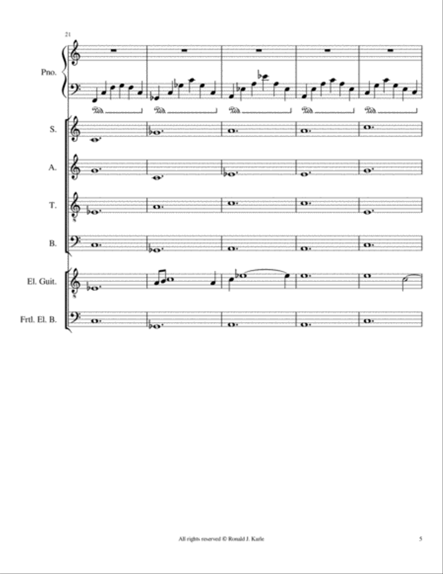 The Dawn of Time Small Ensemble scores gallery preview page 5