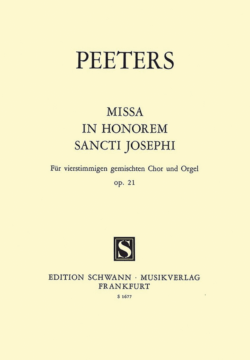 Missa in honorem Sancti Josephi Op. 21