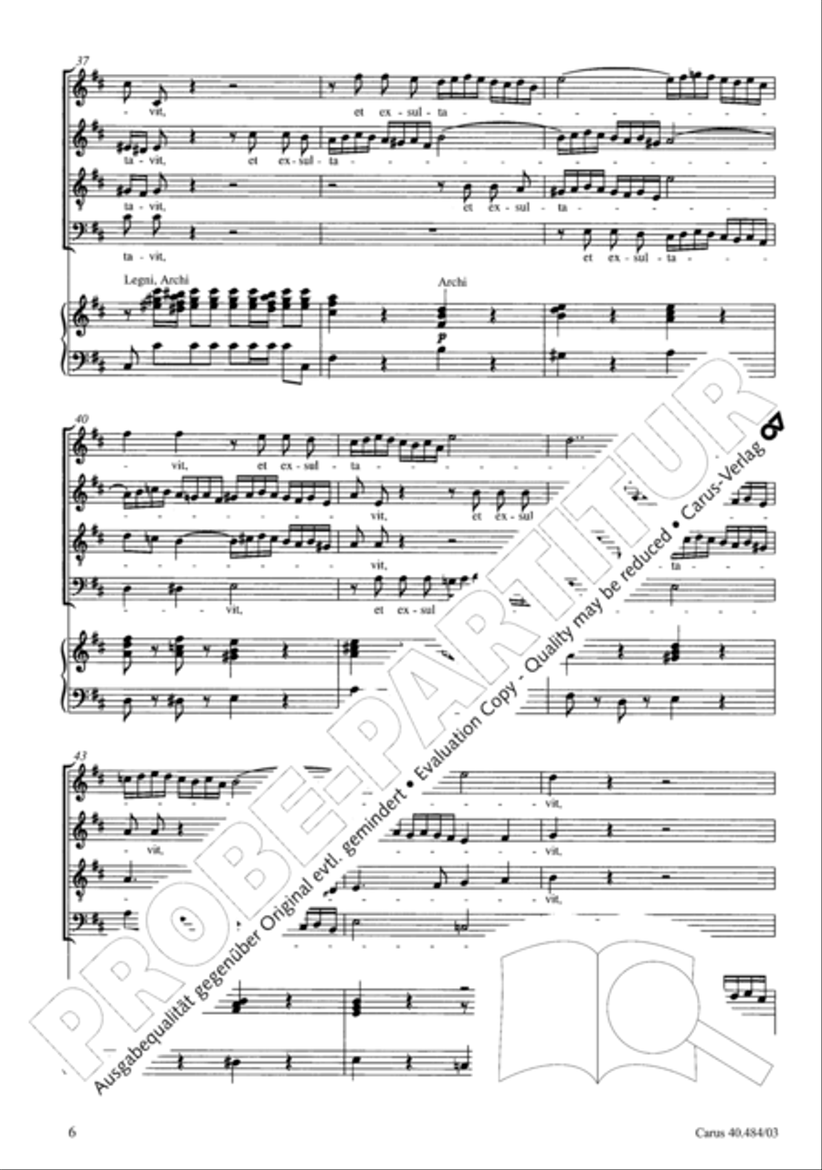 Magnificat in D ATB scores gallery preview page 7