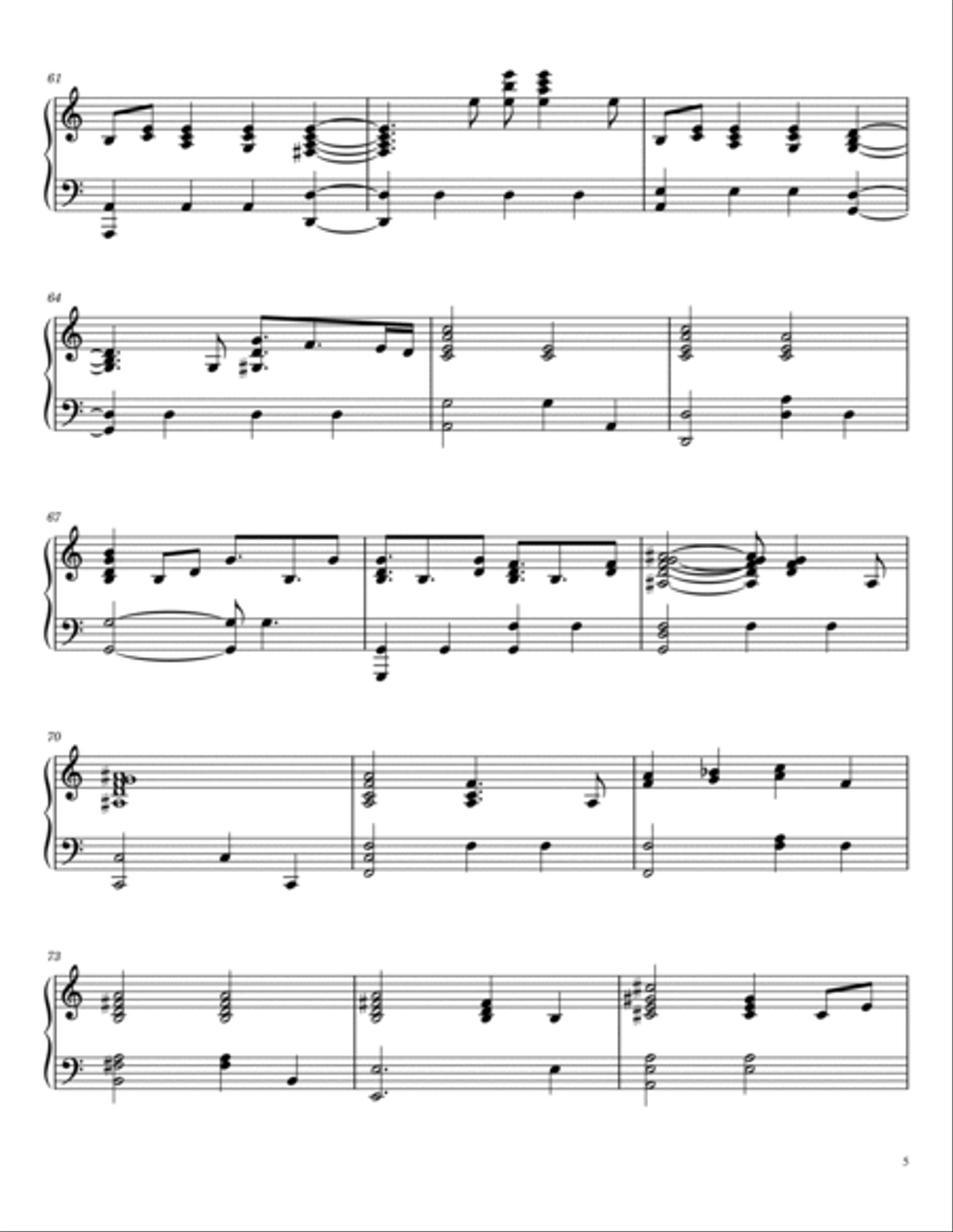 New York State Of Mind New York State Of Mind Piano Solo scores gallery preview page 5