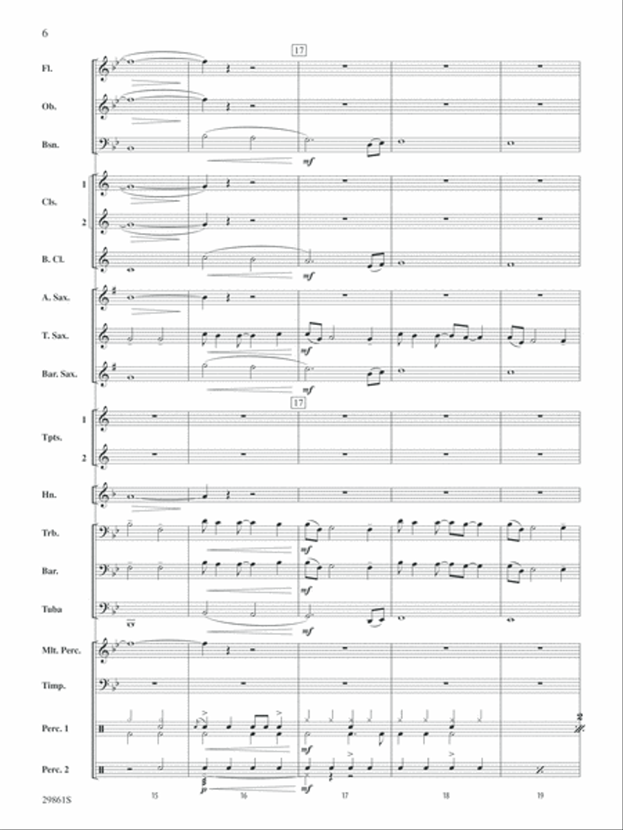 Sorry: Score Concert Band scores gallery preview page 6