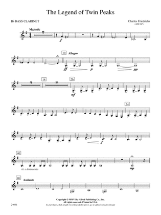 The Legend of Twin Peaks: B-flat Bass Clarinet