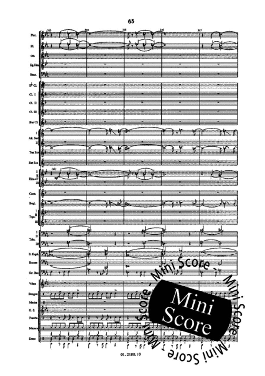 Brazilian Suite Brazilian Suite Concert Band scores gallery preview page 71