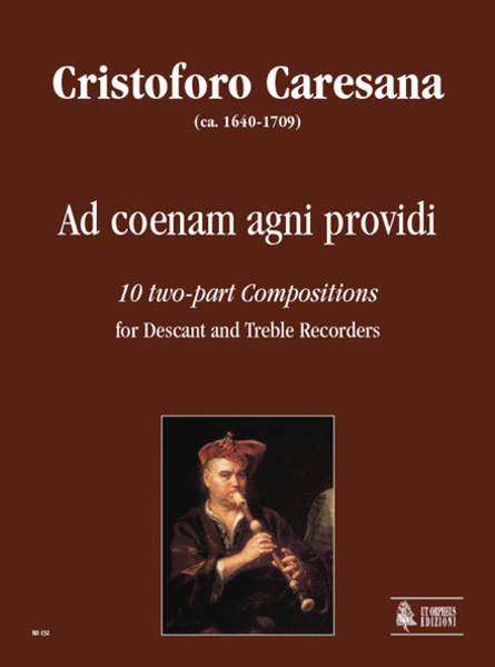 Ad coenam agni providi. 10 two-part Compositions for Descant and Treble Recorders image number null